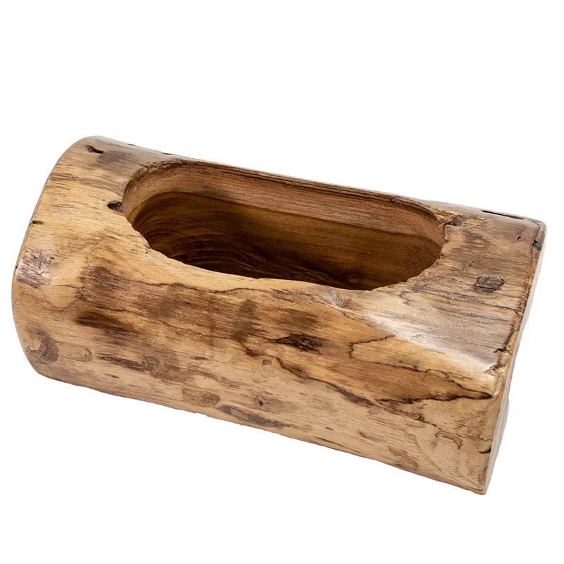 Natural Teak Planter - Image 4