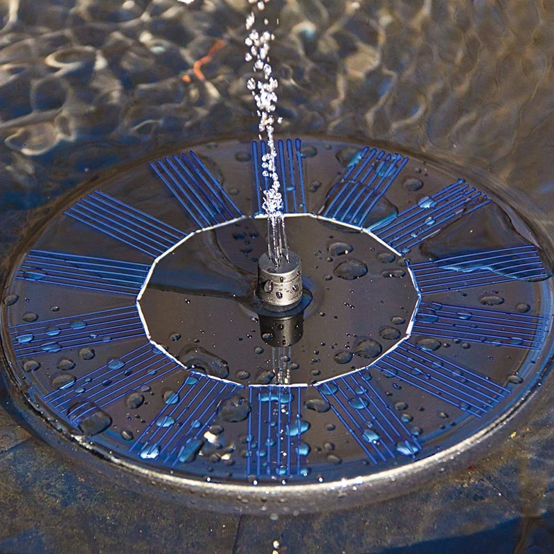 Simplicity Birdbath with Floating Solar Fountain - Image 2
