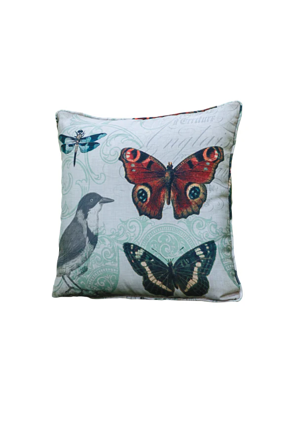 Grosbeak Family Pillow