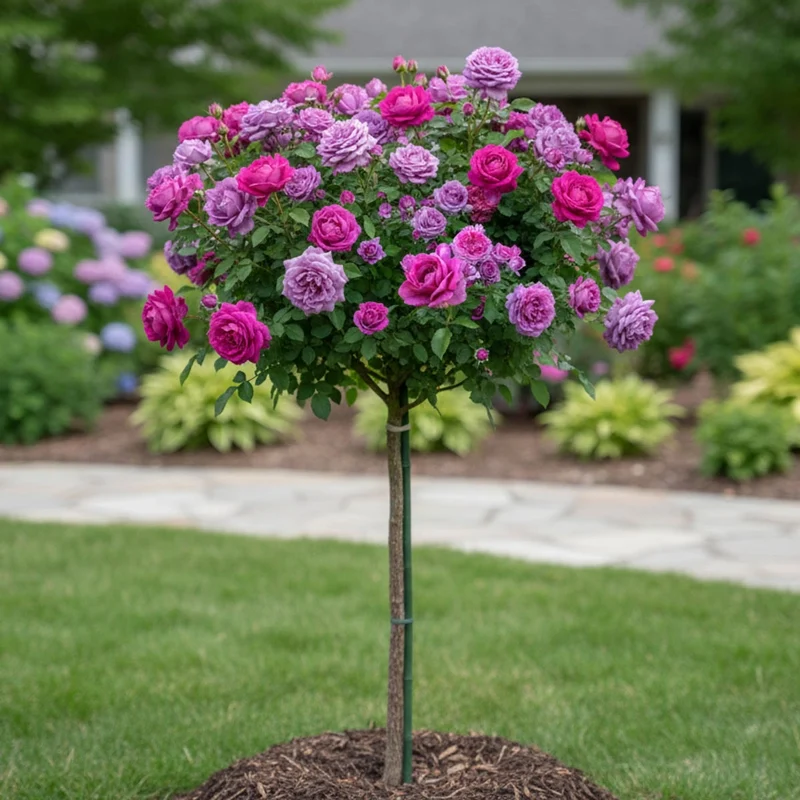 Sweet Madame Blue™ Floribunda Rose Tree